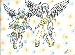 Pegasus (Male and Female Human Versions)