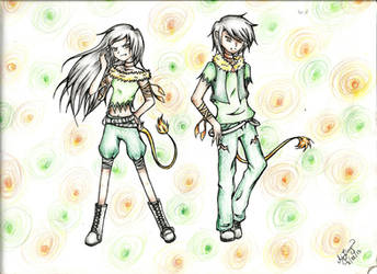 Leon (Female and Male Human Versions)