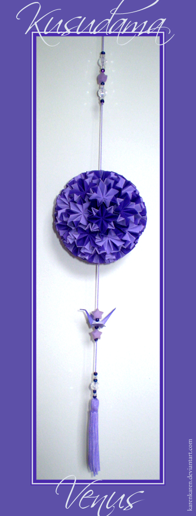 Kusudama - Purple Venus