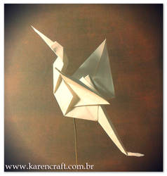 Origami stork
