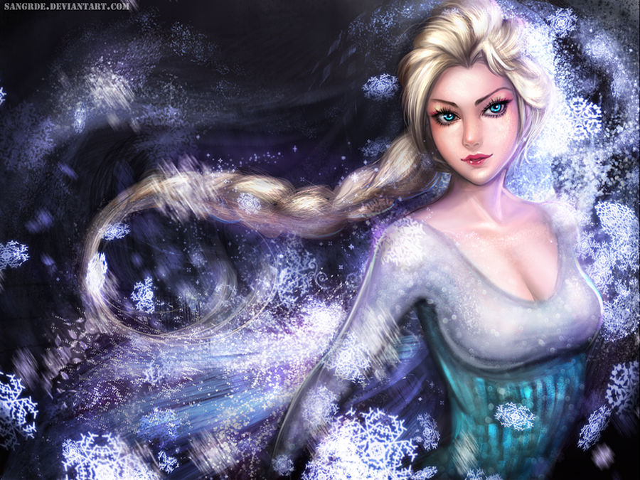 :: Elsa the Snow Queen Wallpaper ::