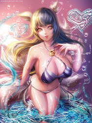 LoL: Ahri Splash art