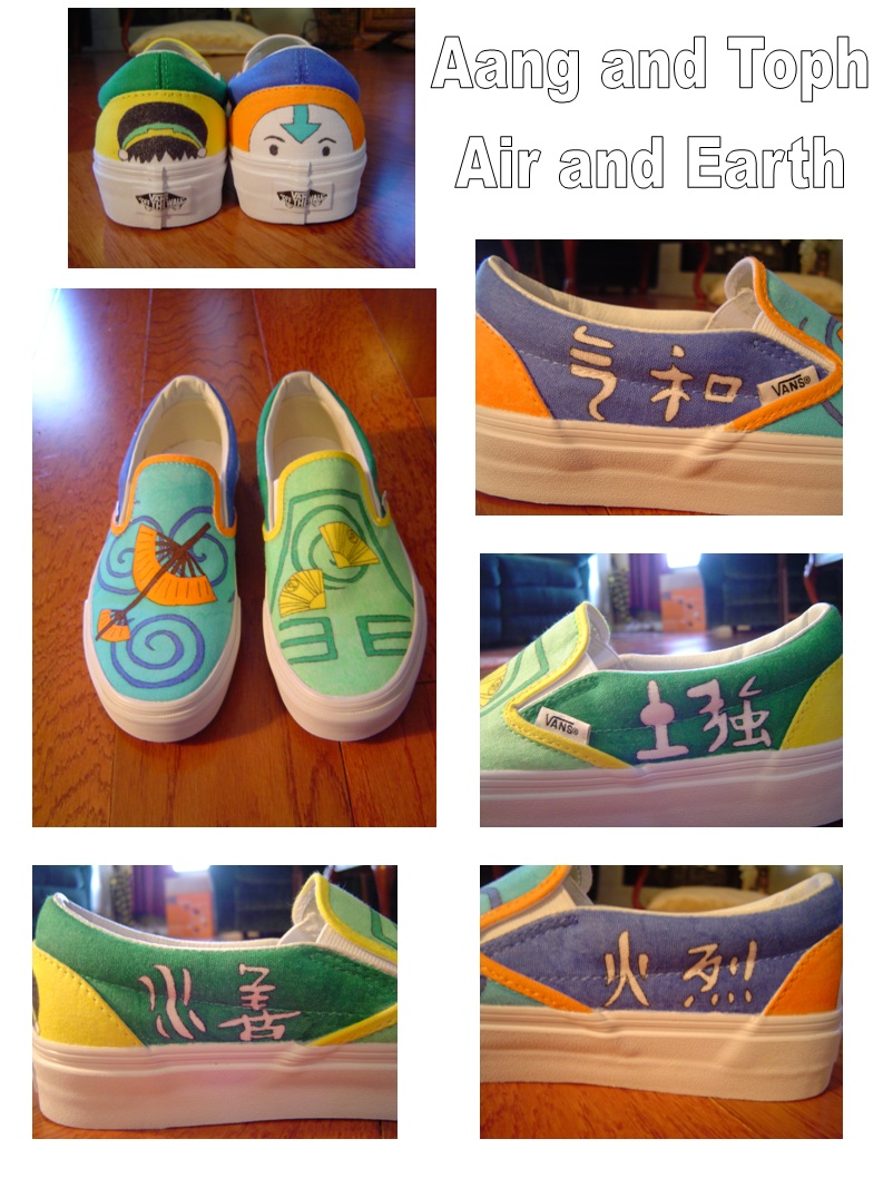 Avatar: The Last Airbender Shoes by yesamish on DeviantArt