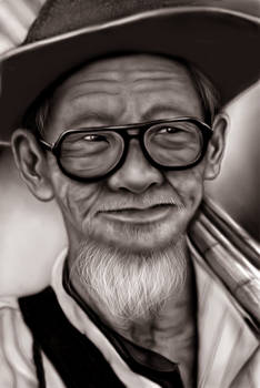old man_painting