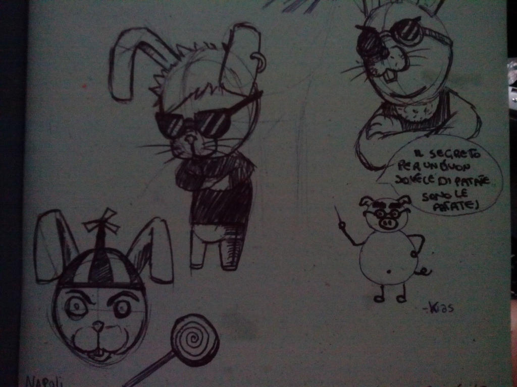 rabbits gang by Green00ze on DeviantArt