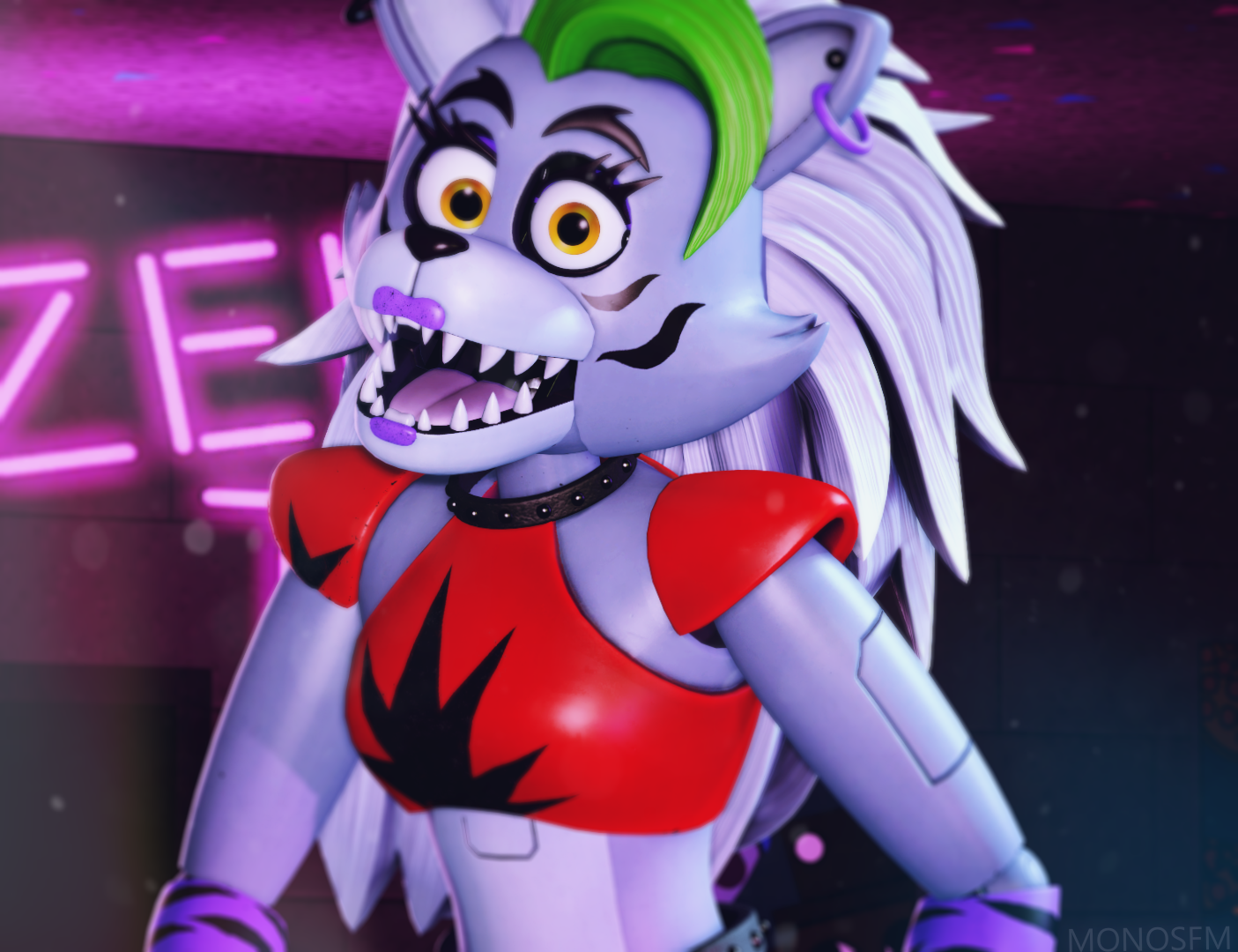 Roxanne Wolf | Security Breach by MonoSFM on DeviantArt