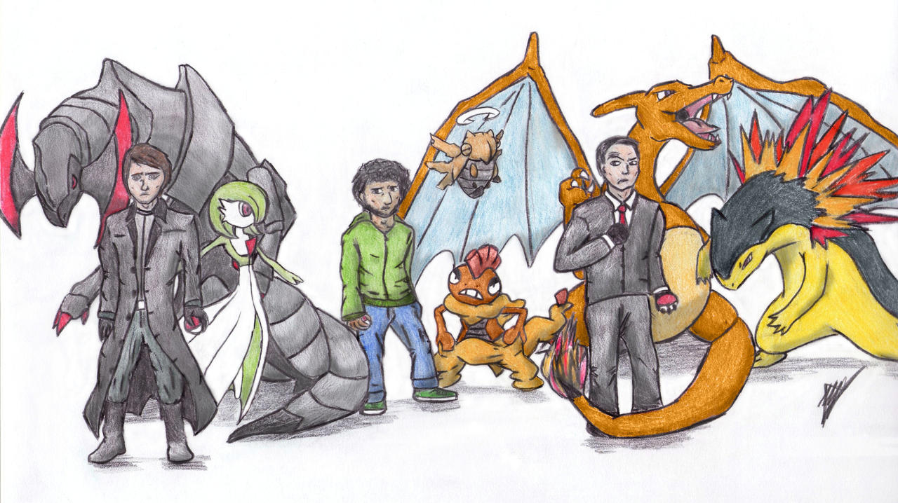 Pokemon Trainers by Bowsermiky on DeviantArt