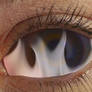 Eyes like a blazing fire