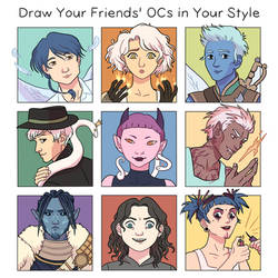Draw Your friends OCs in your style