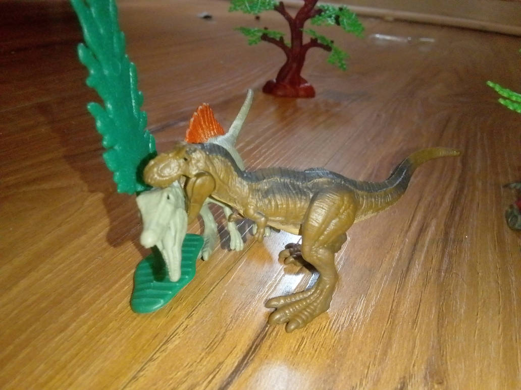 Rexy Pushes Spinosaurus To The Tree by Juan4683 on DeviantArt