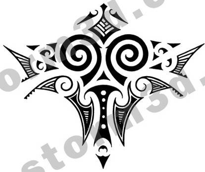Maori tattoo design back