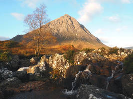 Etive Mor Waterfall