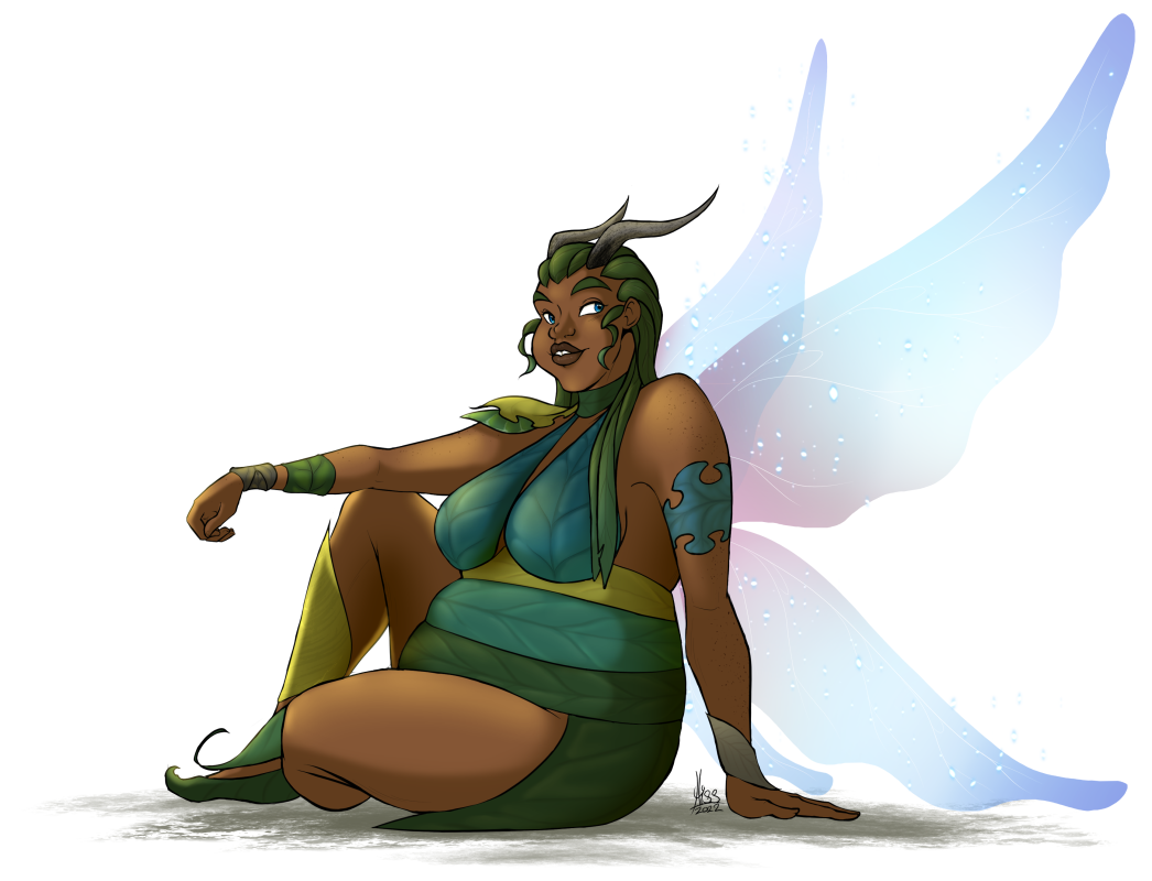 Commission - Plus size fairy