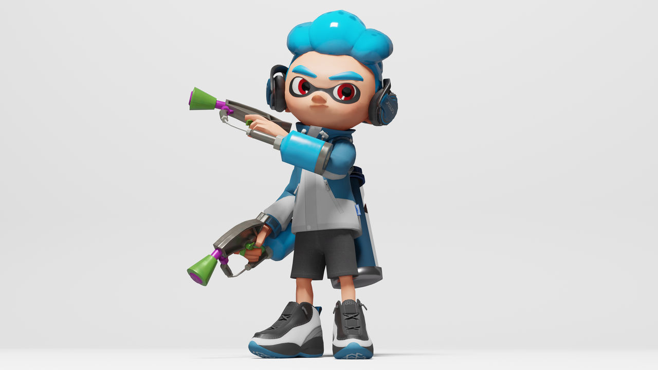 My First Splatoon Blender Render! by BlobbyBoi04 on DeviantArt
