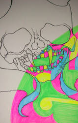 Colourful Skull