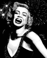 Marilyn Monroe in Mspaint