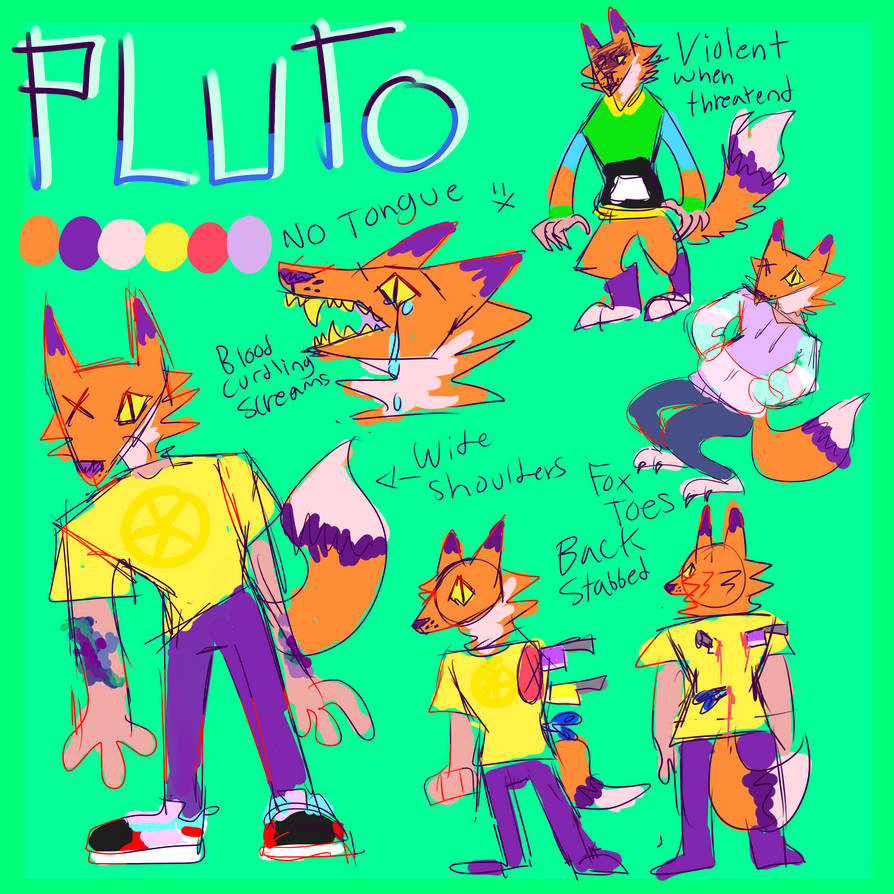 Pluto/Rudolph ref by SaturnSycophant on DeviantArt