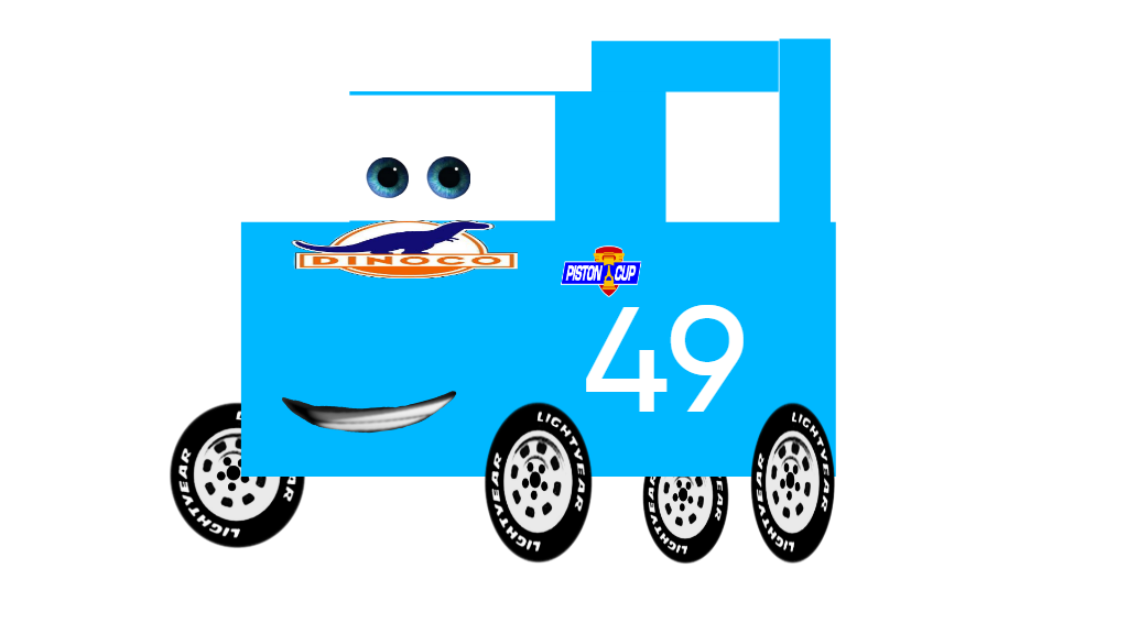 pixar cars racer 49 dinoco by BelkinKon on DeviantArt