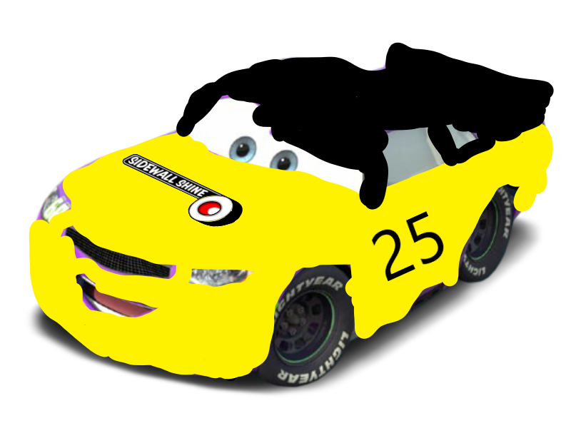 Cars Big Racer Pixar Cars Racer 25 Sidewall Shine by BelkinKon on DeviantArt