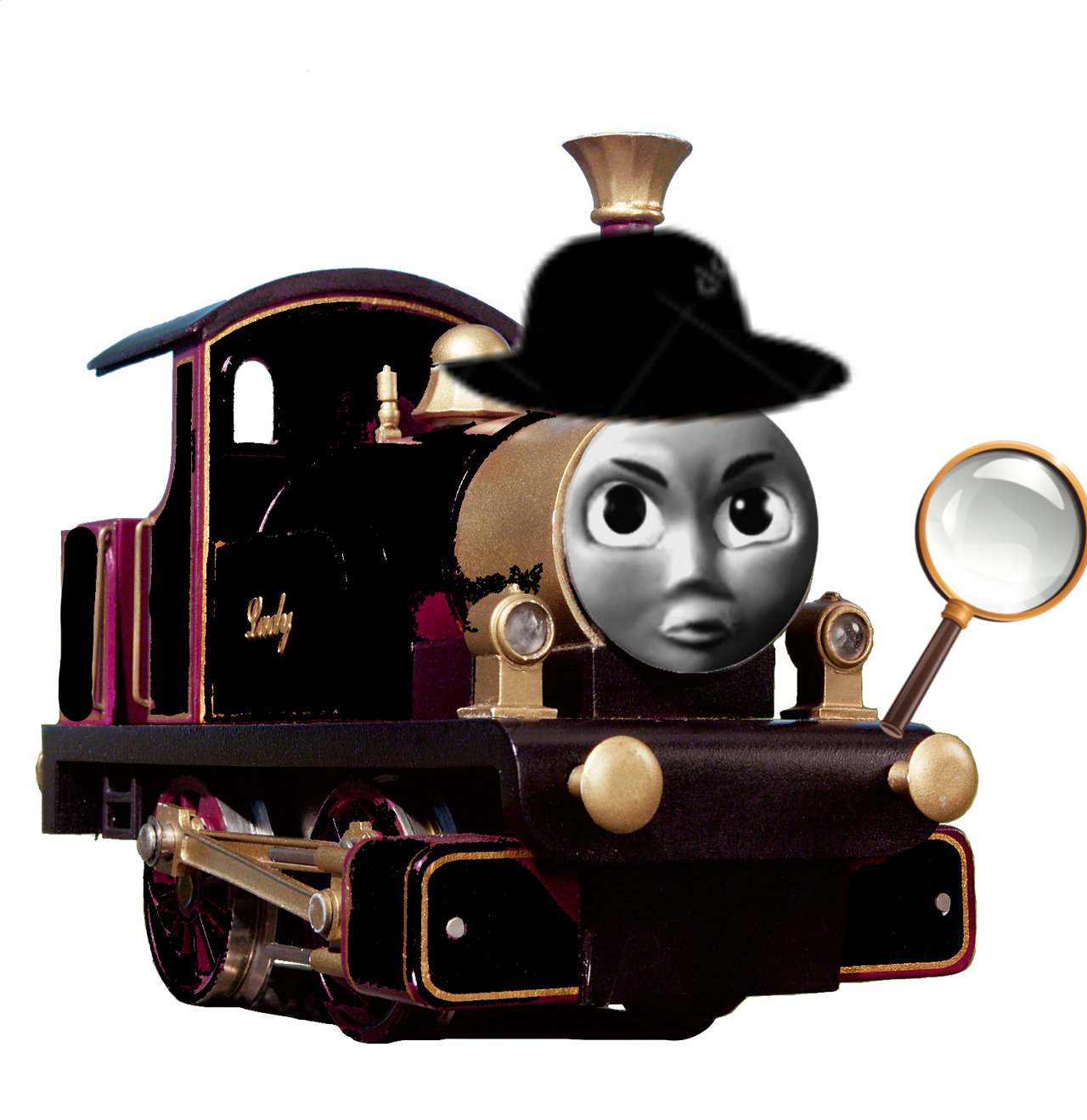 Lady Engine Prop lady the Detective engine by BelkinKon on DeviantArt