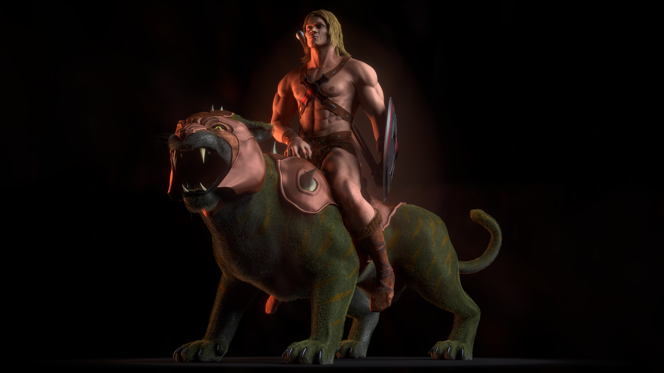 MOTU - He-Man on Battle Cat - 1