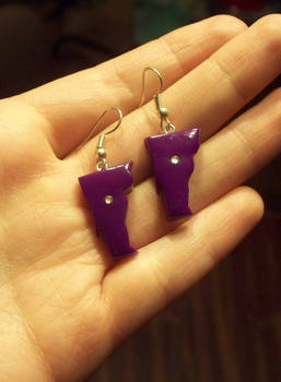 Purple Vermont Earrings