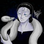 :Snake with blue eyes: