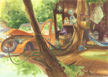 Pomi's treehouse