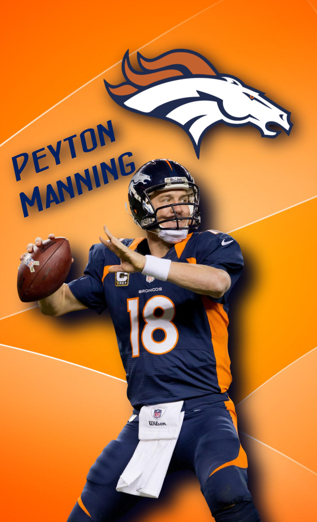Peyton Manning iPhone Wallpaper by