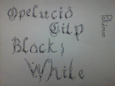 Pokemon Black  White - Opelucid City