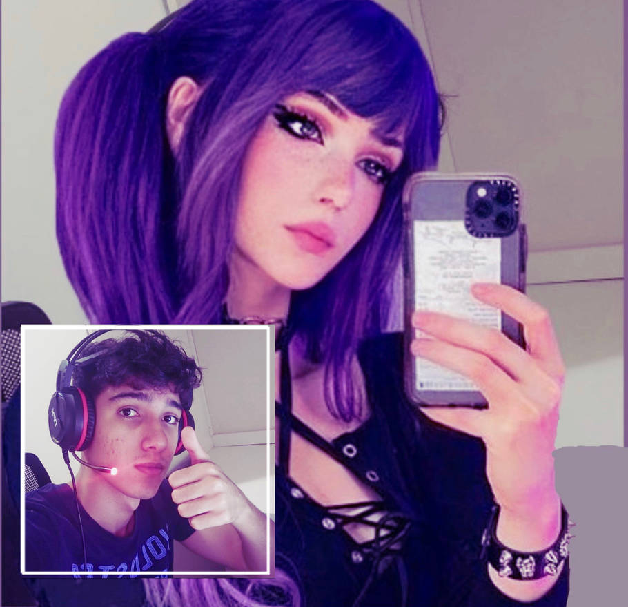 purple emo hair by someoneofthefkgearth on DeviantArt