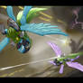 By the tip of your Wings