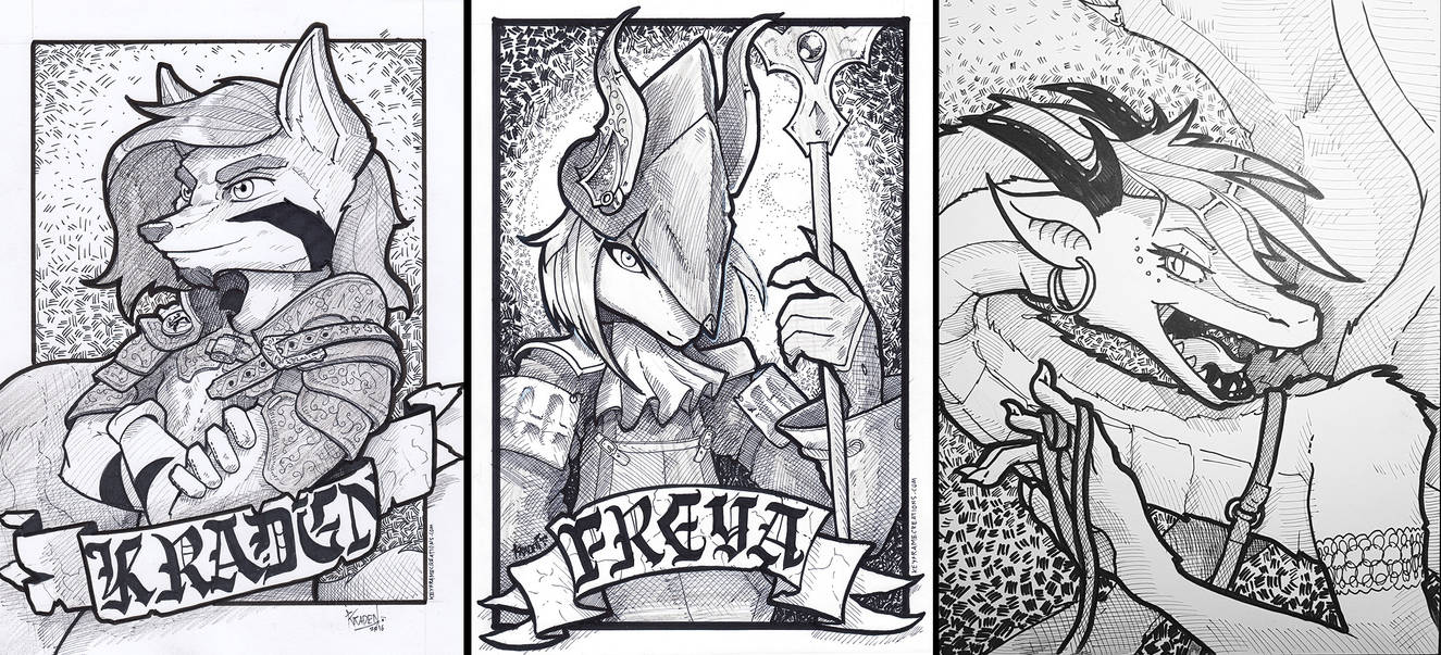 Crosshatch - Kraden, Freya, Deezmo by Kraden