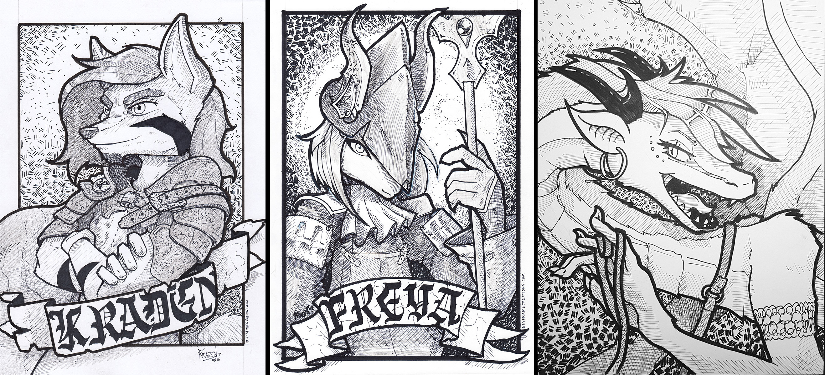Crosshatch - Kraden, Freya, Deezmo by Kraden