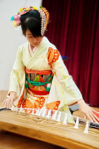 In kimono