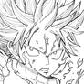 Angry Natsu Lineart