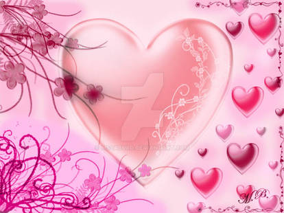 Pink hearts