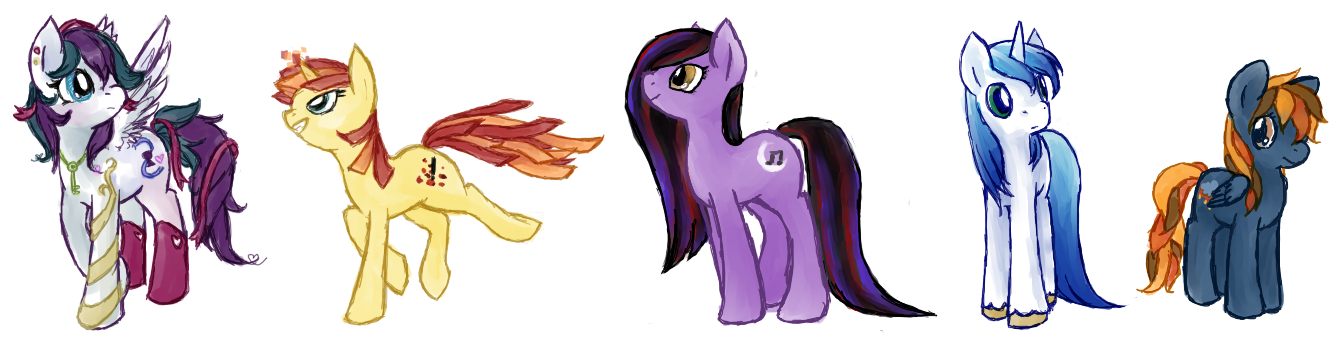 Pony OC Sketches