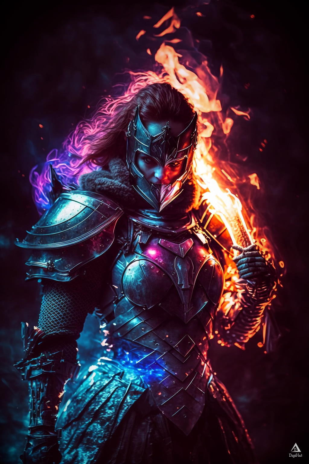 Knight Mage Shell Knight Mage by DigiHut on DeviantArt