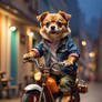 Dog on a bike #3