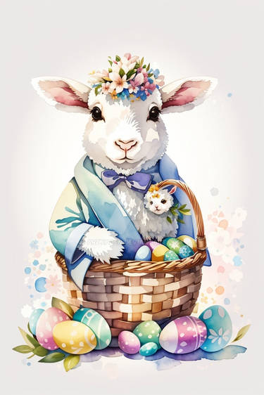 little Easter sheep#3