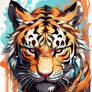 Graffiti-style Tiger#1