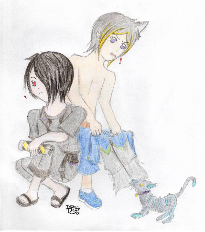Mini Jake and Zedof by Torikkun