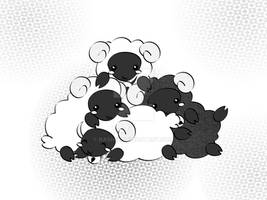 Manga Sheep Pile