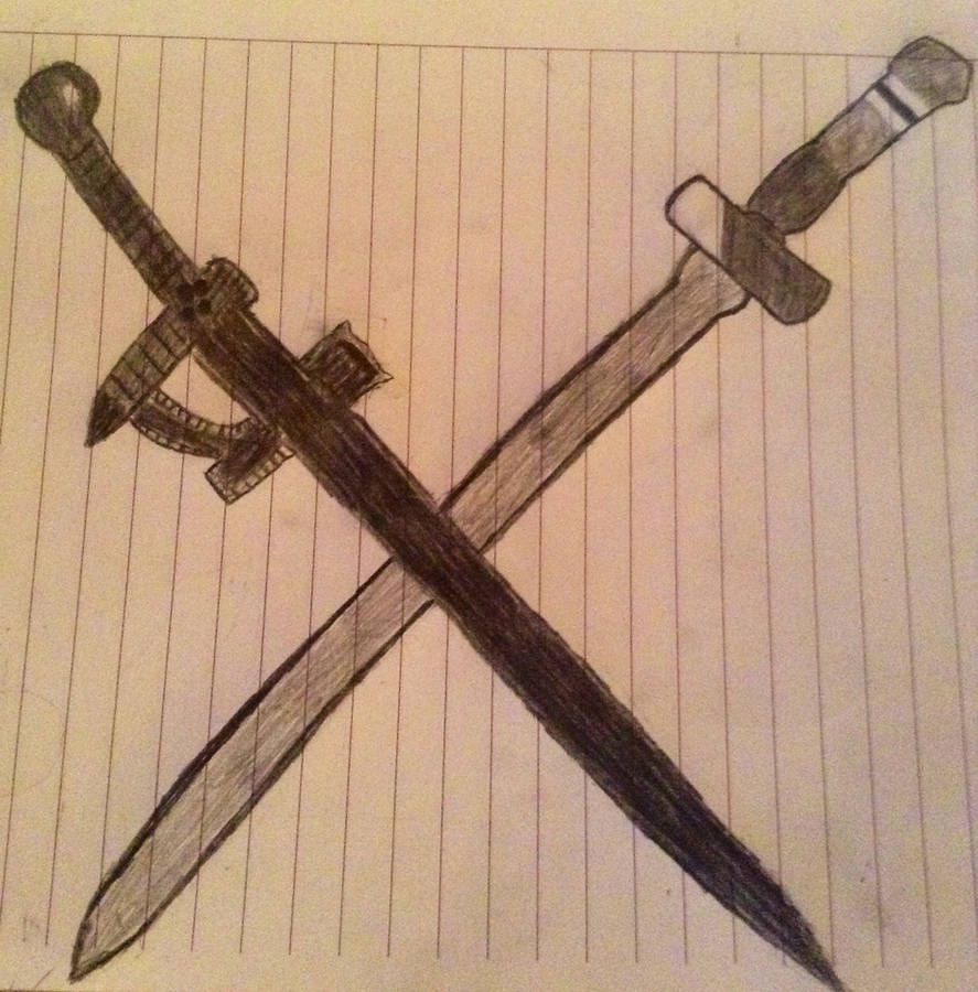 Crossed Swords Clipart by OO87adam on DeviantArt