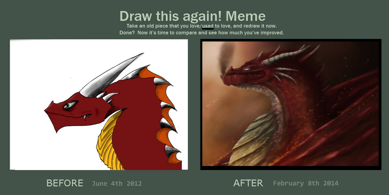 Draw this again: generic digital dragon by ThemeFinland on DeviantArt