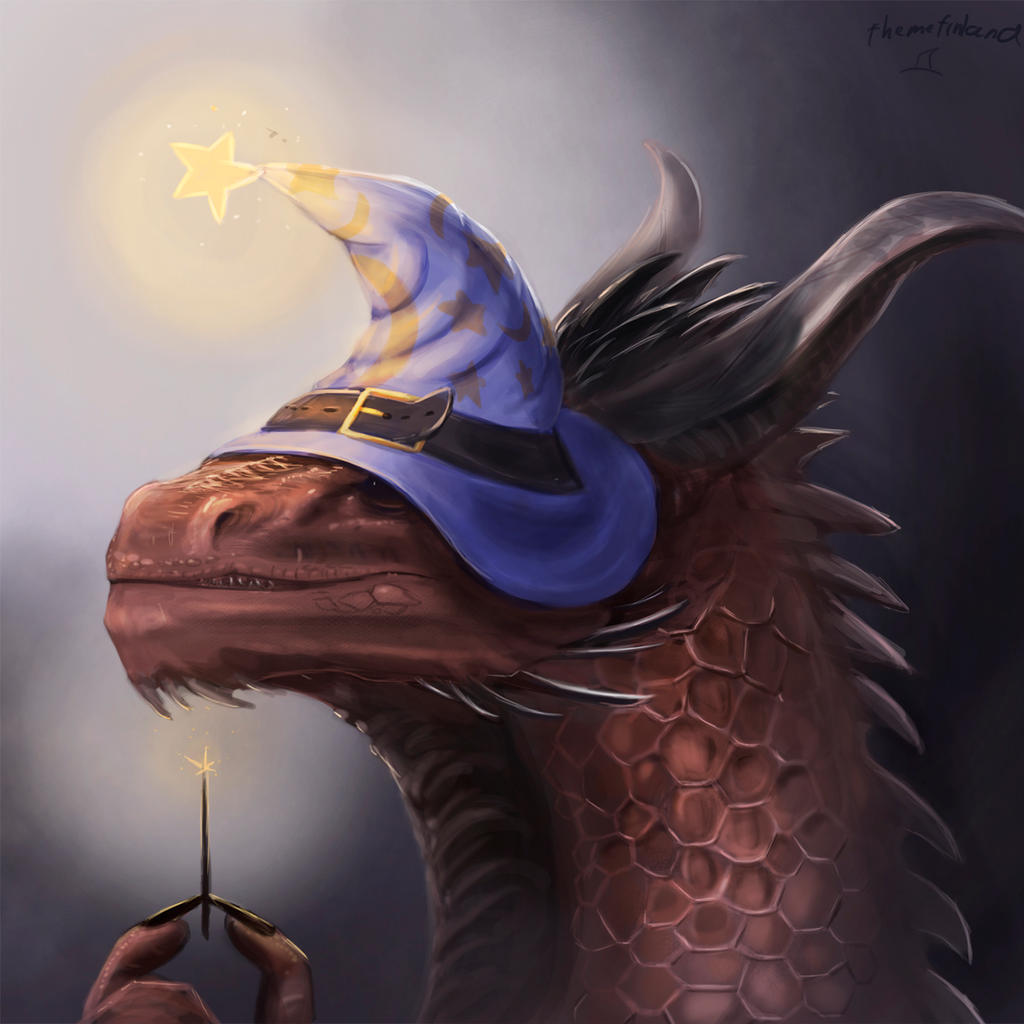 Dragon Using Magic Magical dragon by ThemeFinland on DeviantArt