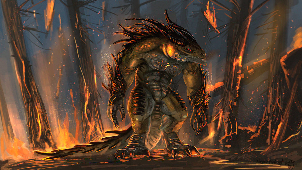 Forest fire by ThemeFinland on DeviantArt