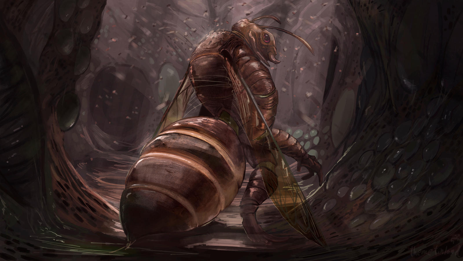 Insectoid Deviantart Insectoid queen's guard by ThemeFinland on DeviantArt