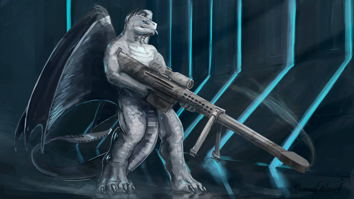 Big ol' boomstick (commission) by ThemeFinland on DeviantArt